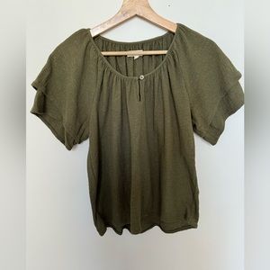 MADEWELL Olive Green Top